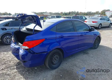 2014 Hyundai Accent Gls from USA, damaged, VIN KMHCT4AE1EU589125